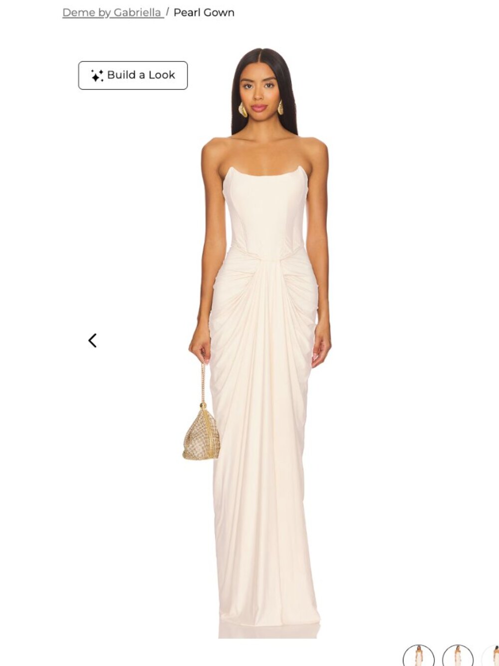 Pearl Gown - Retail $350 BNW Deme by Gabriella